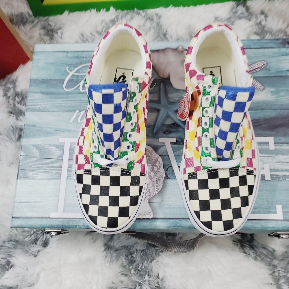 Vans Old Skool Glitter Check - Picture 13 of 15